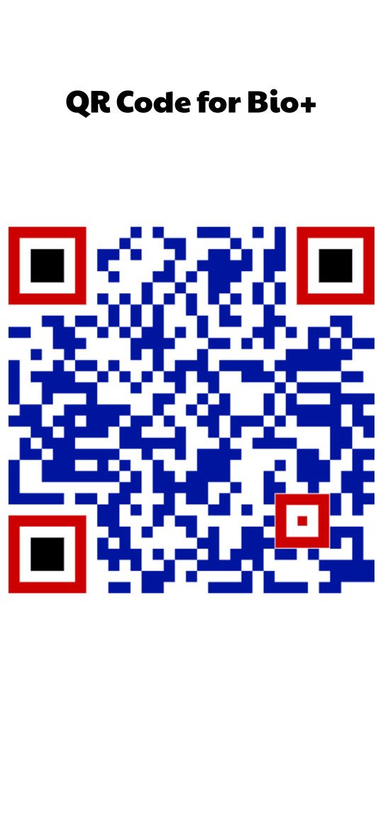 bio+ QR Code